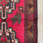 Vintage Afghan Herati Baluch Rug c. 1980