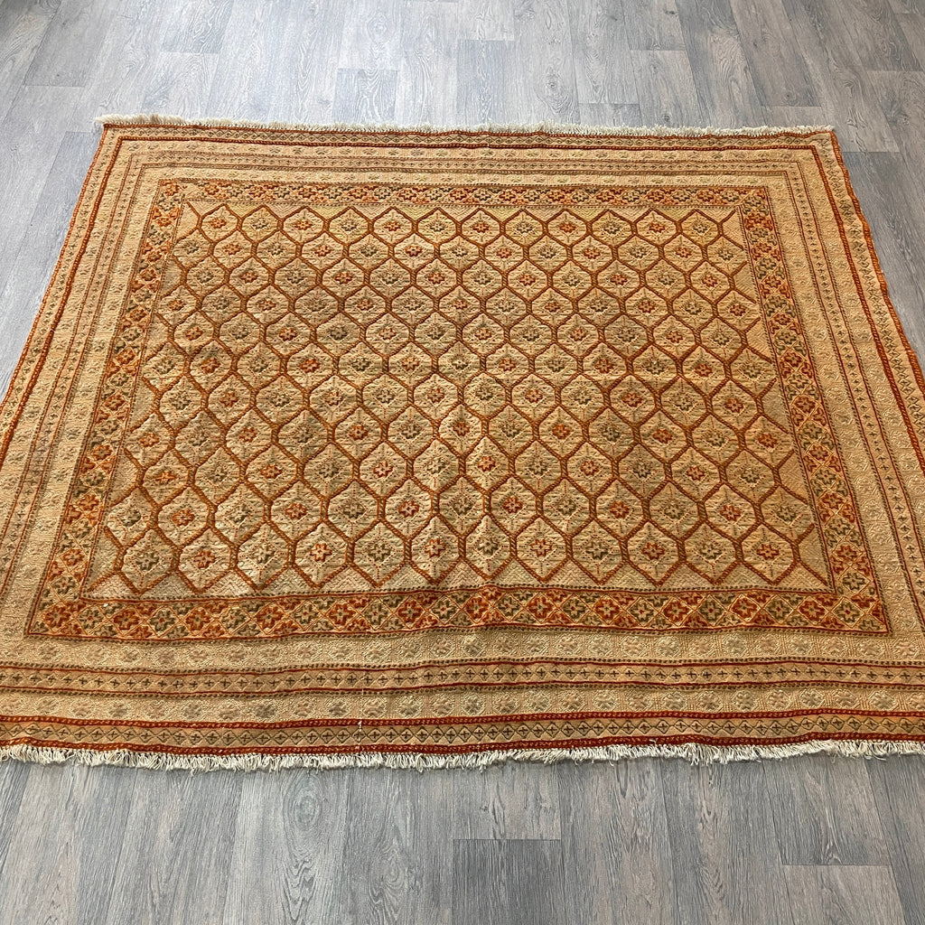 192 x 170 cm | Afghan Fine Mushwani Rug (Belgian Wool)