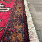 Vintage Afghan Herati Baluch Rug c. 1980