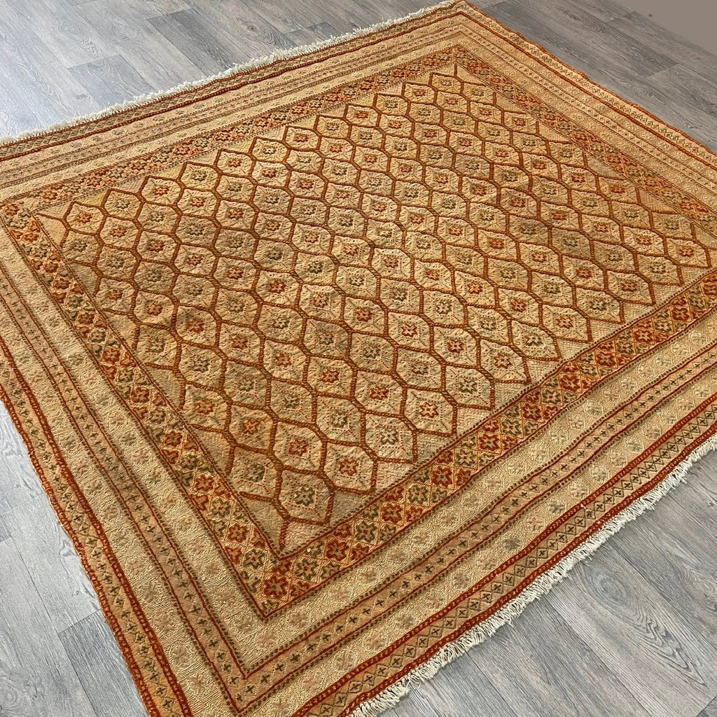 192 x 170 cm | Afghan Fine Mushwani Rug (Belgian Wool)