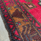 Vintage Afghan Herati Baluch Rug c. 1980