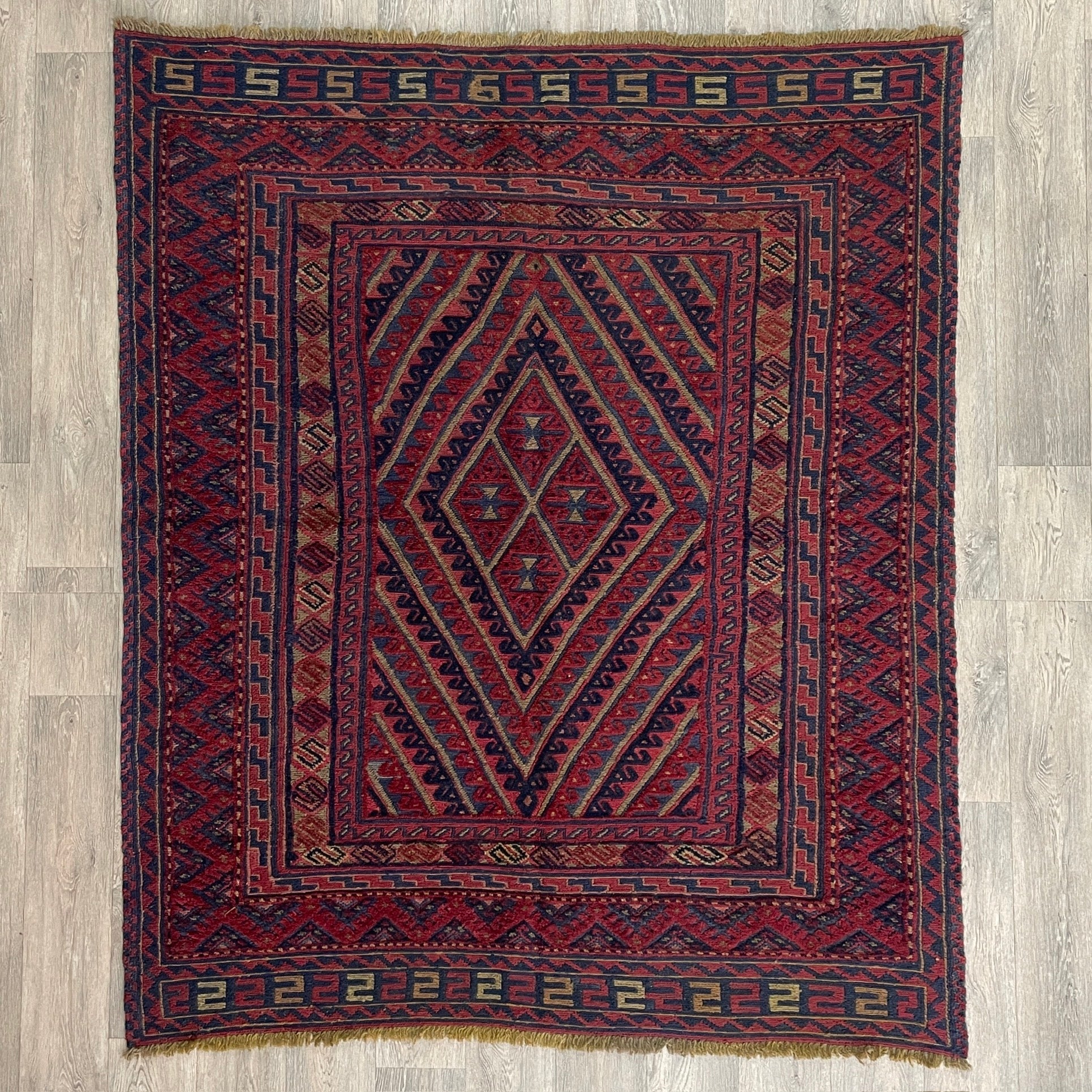 191 x 158 cm | Afghan Mushwani Rug