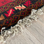 Vintage Afghan Herati Baluch Rug c. 1980