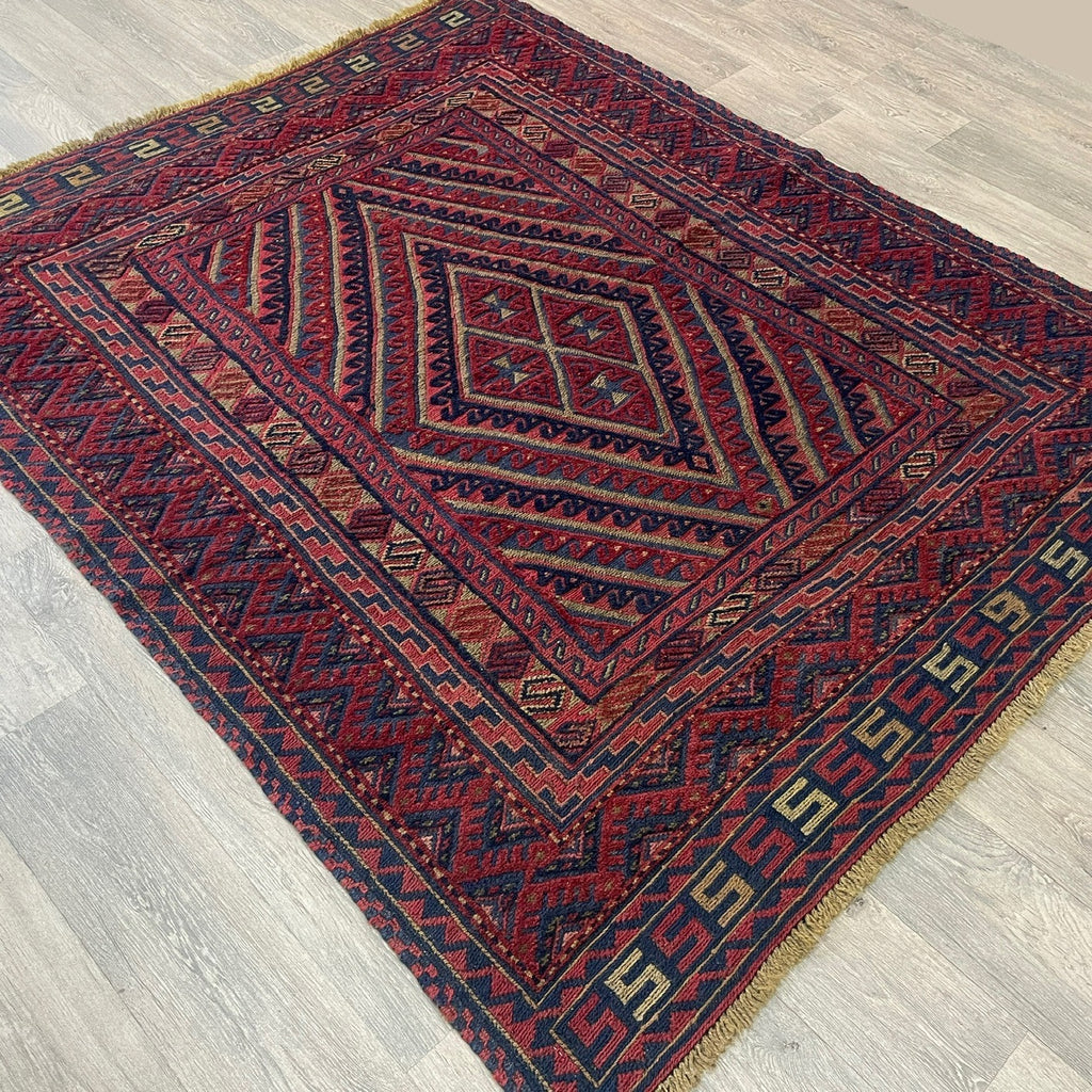 191 x 158 cm | Afghan Mushwani Rug