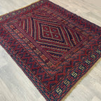 191 x 158 cm | Afghan Mushwani Rug