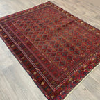 186 x 149 cm | Afghan Fine Mushwani Rug (Belgian Wool)