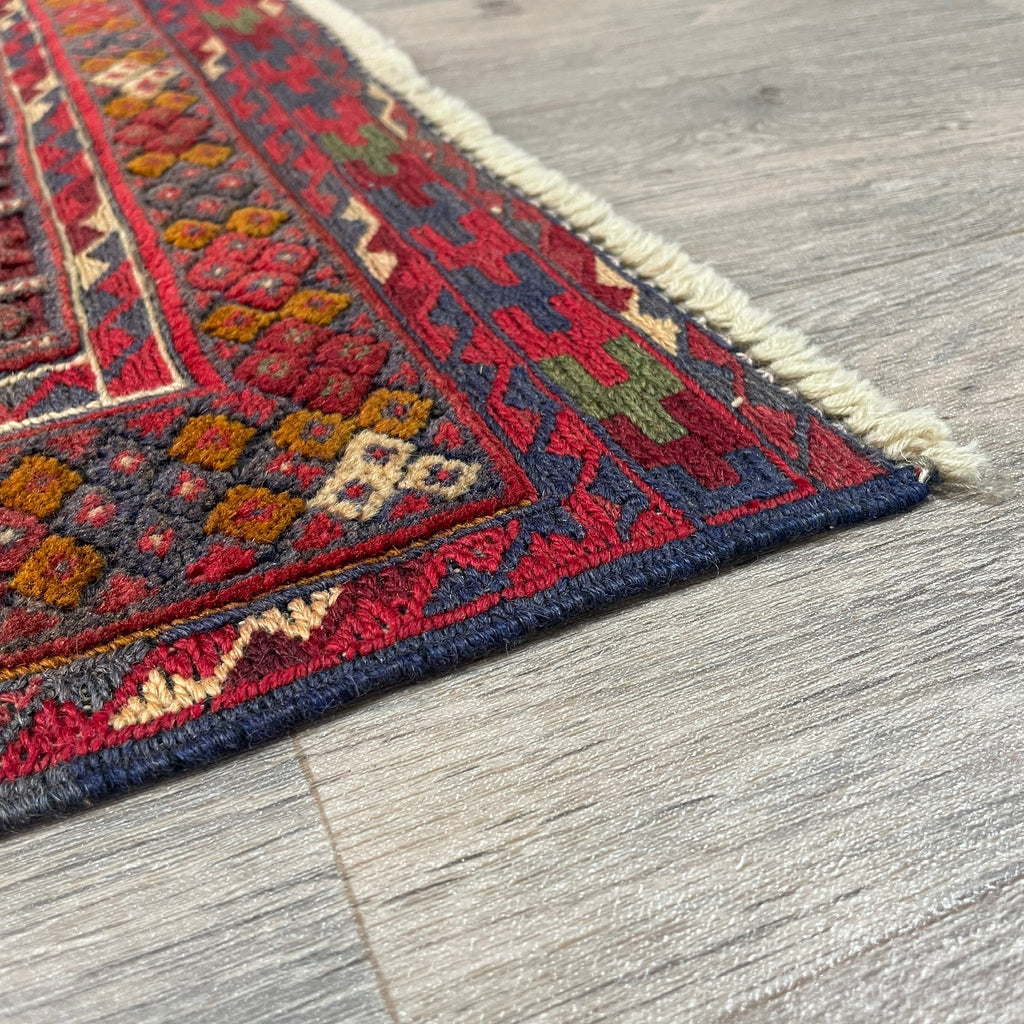 186 x 149 cm | Afghan Fine Mushwani Rug (Belgian Wool)