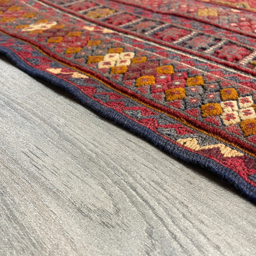 186 x 149 cm | Afghan Fine Mushwani Rug (Belgian Wool)