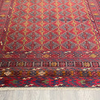 186 x 149 cm | Afghan Fine Mushwani Rug (Belgian Wool)