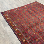 186 x 149 cm | Afghan Fine Mushwani Rug (Belgian Wool)