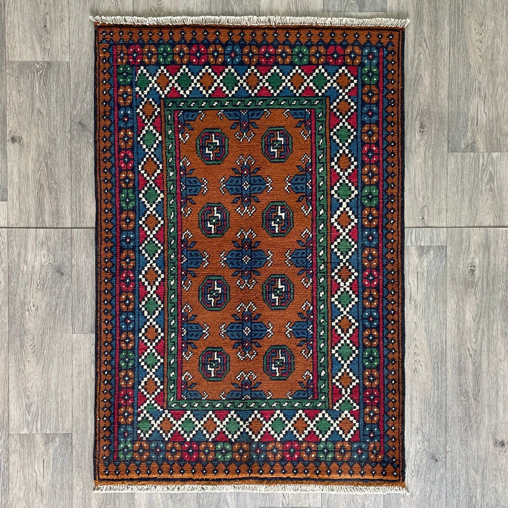 126 x 83 cm | Afghan Aqcha Rug