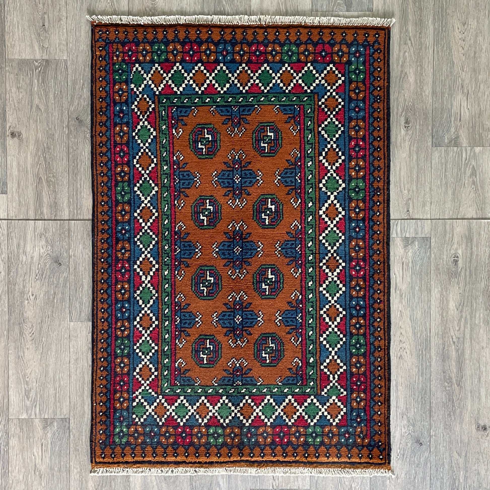 126 x 83 cm | Afghan Aqcha Rug