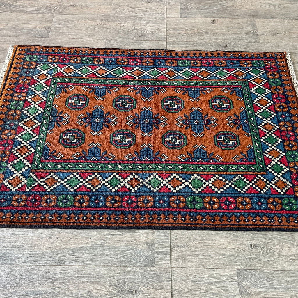 126 x 83 cm | Afghan Aqcha Rug