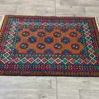 126 x 83 cm | Afghan Aqcha Rug - Khorasan Rugs
