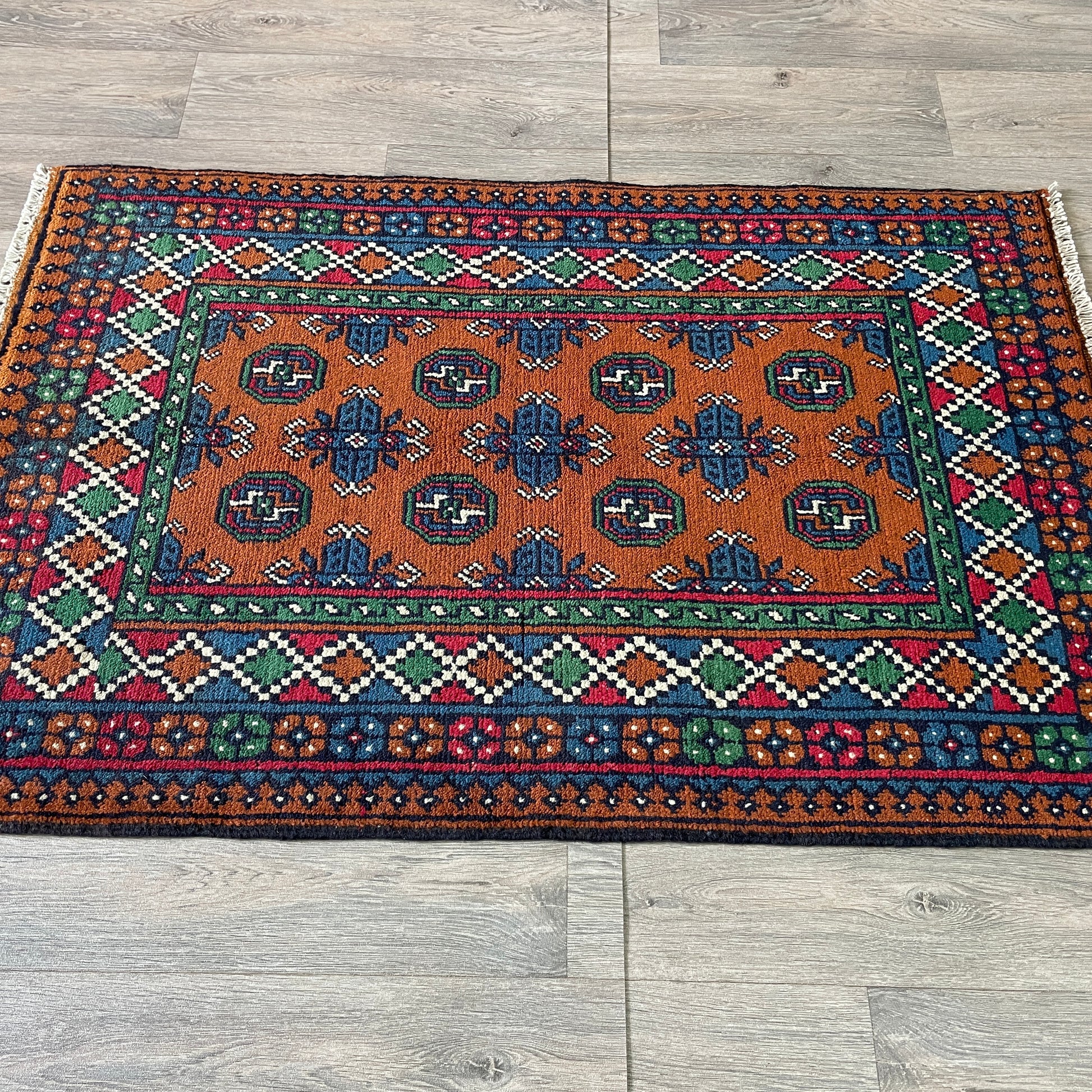 126 x 83 cm | Afghan Aqcha Rug