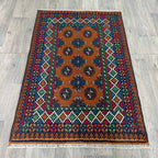 126 x 83 cm | Afghan Aqcha Rug - Khorasan Rugs