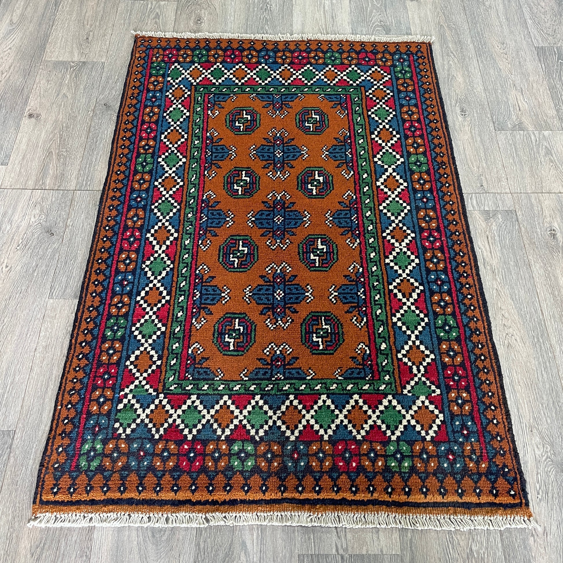 126 x 83 cm | Afghan Aqcha Rug