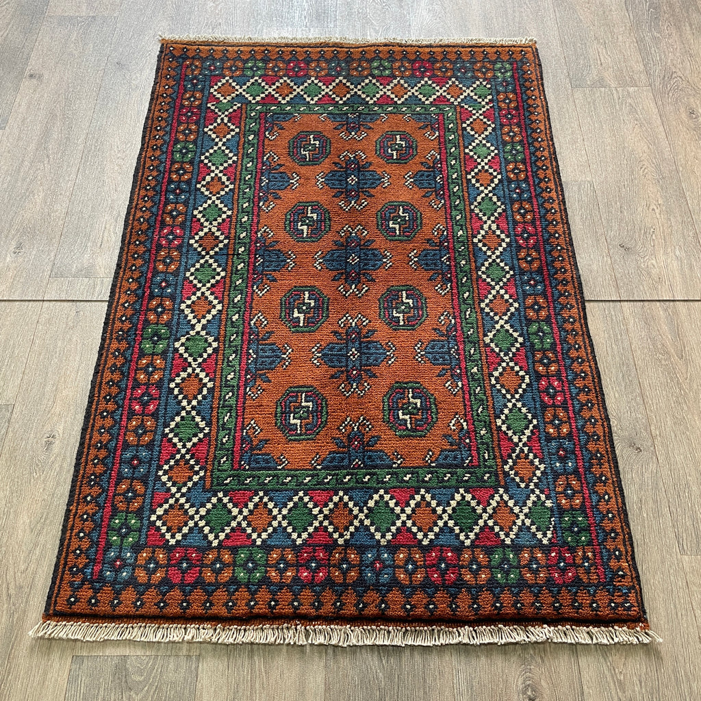 126 x 83 cm | Afghan Aqcha Rug