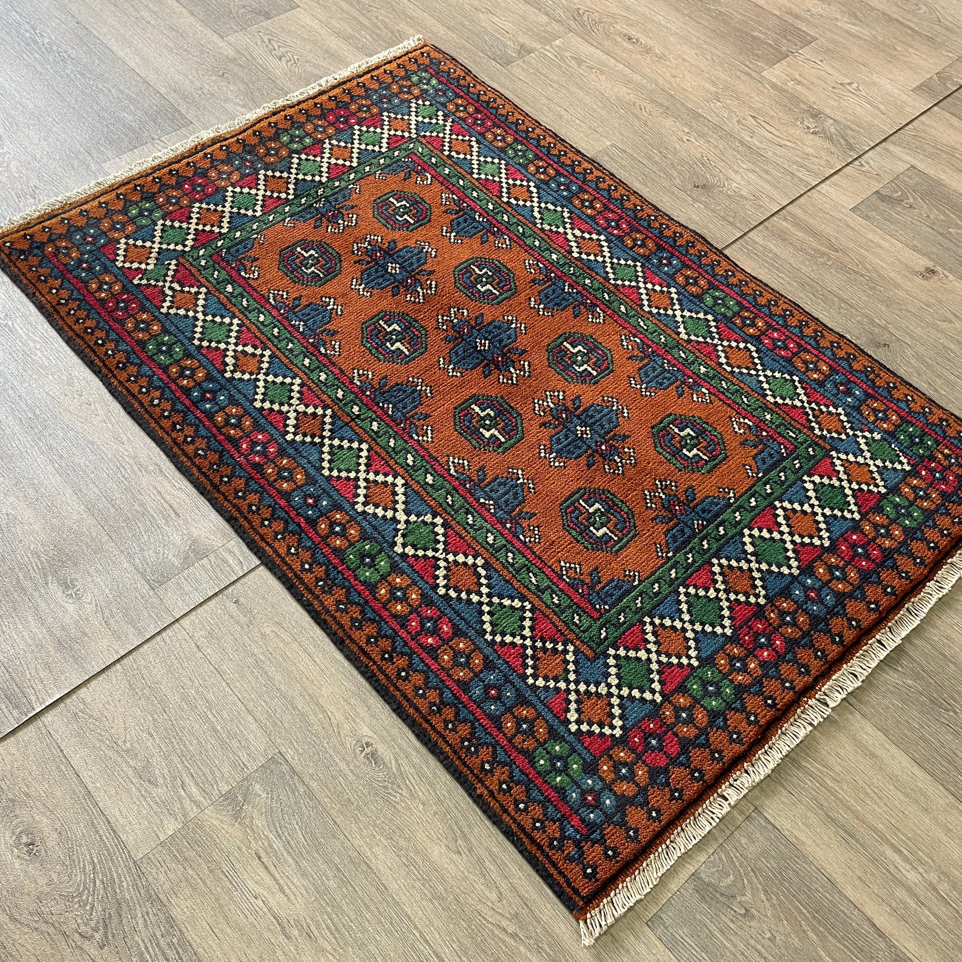 126 x 83 cm | Afghan Aqcha Rug