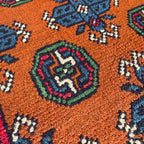 126 x 83 cm | Afghan Aqcha Rug - Khorasan Rugs
