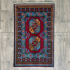 126 x 78 cm | Afghan Aqcha Rug - Khorasan Rugs