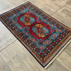 126 x 78 cm | Afghan Aqcha Rug - Khorasan Rugs