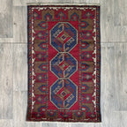 137 x 84 cm | Afghan Ersari Baluch Rug (Old 1980) - Khorasan Rugs
