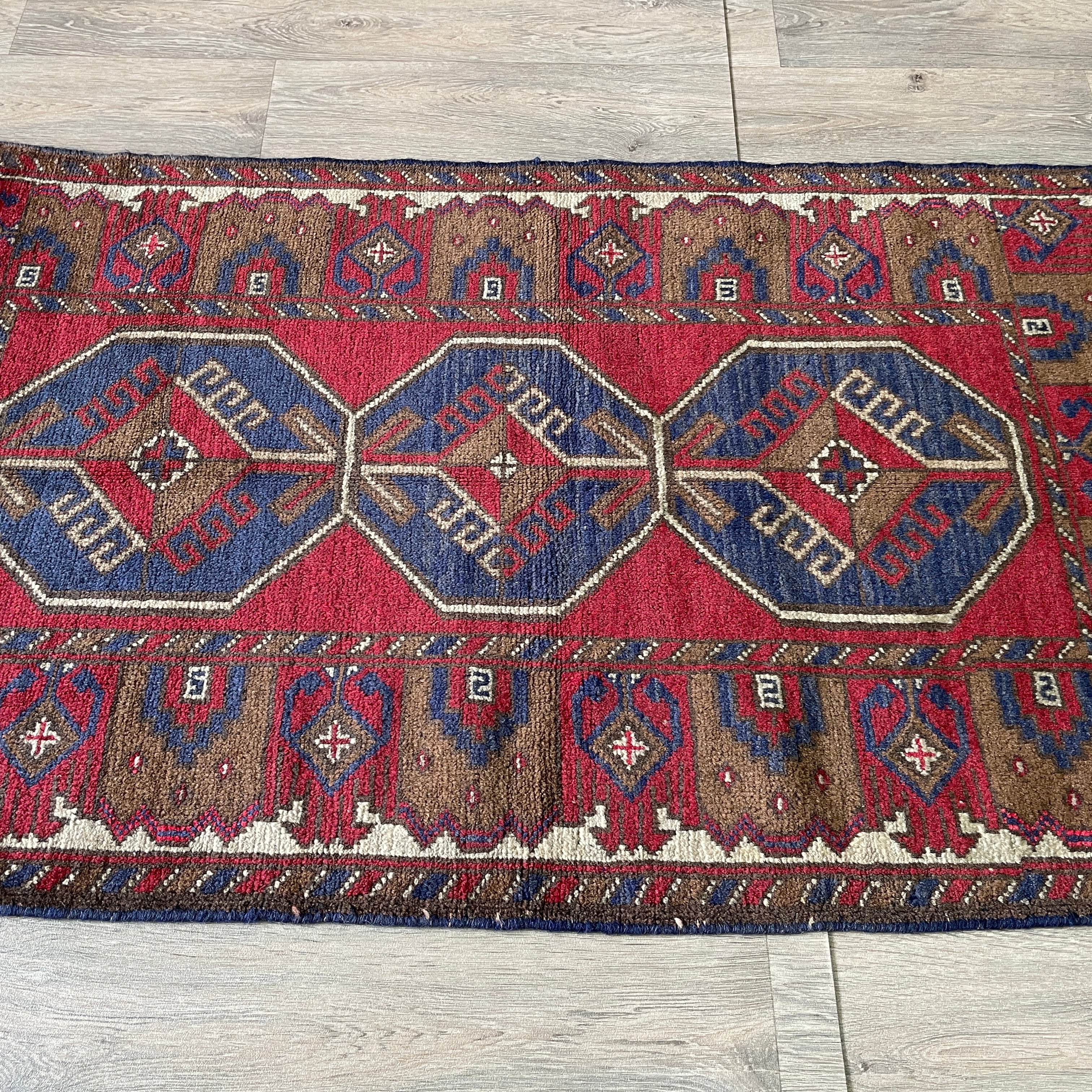137 x 84 cm | Afghan Ersari Baluch Rug (Old 1980) - Khorasan Rugs