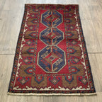 137 x 84 cm | Afghan Ersari Baluch Rug (Old 1980) - Khorasan Rugs