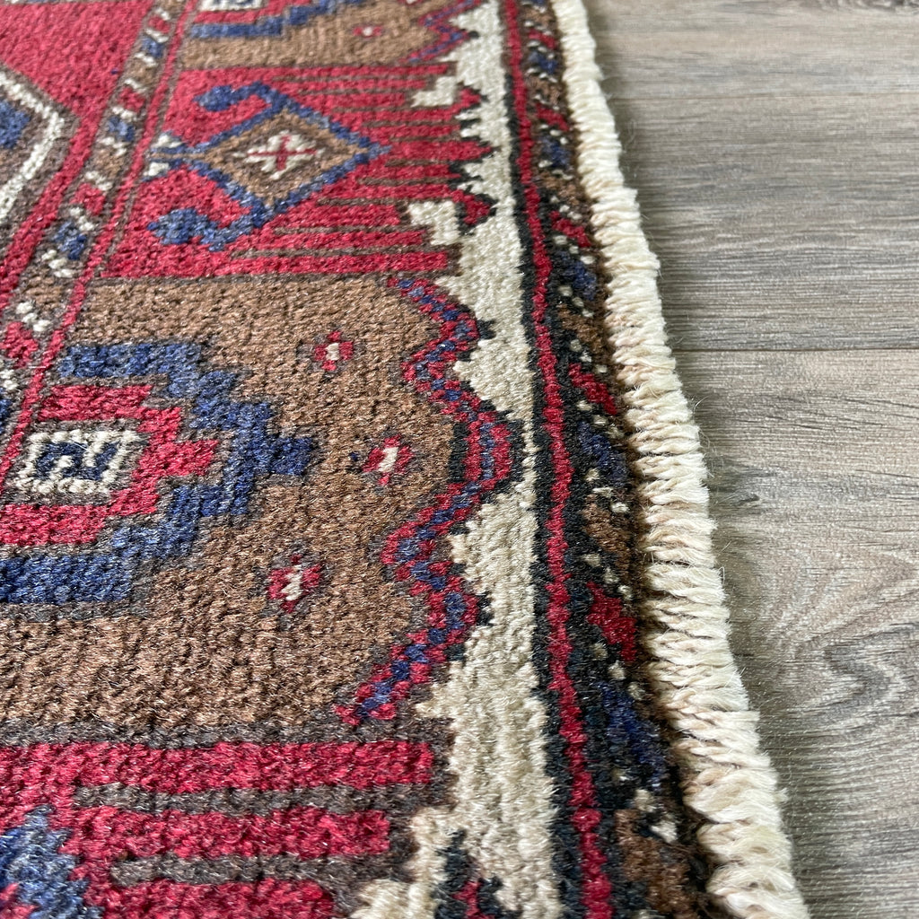137 x 84 cm | Afghan Ersari Baluch Rug (Old 1980)