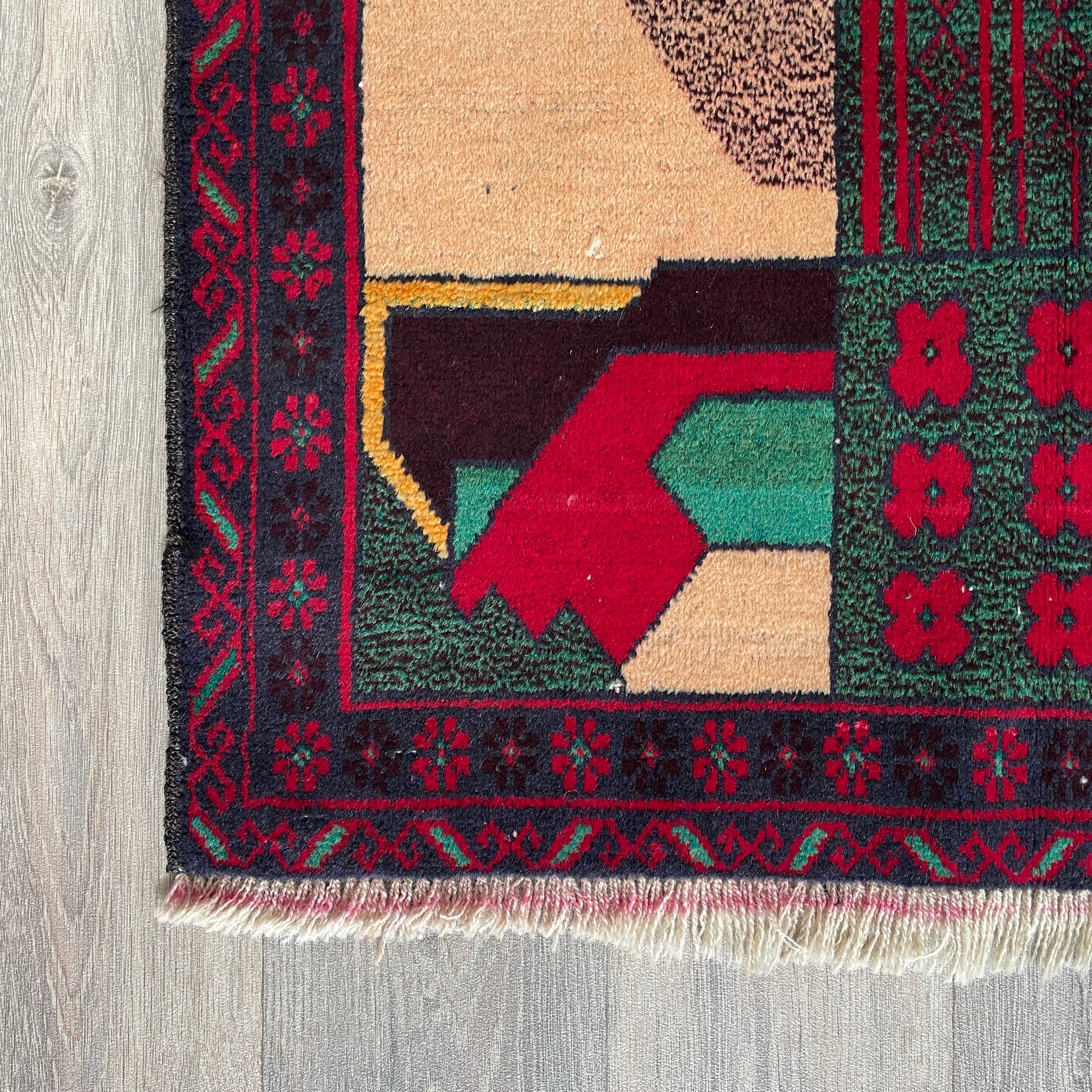 150 x 87 cm | Afghan Herati Baluch Rug (Old 1980)
