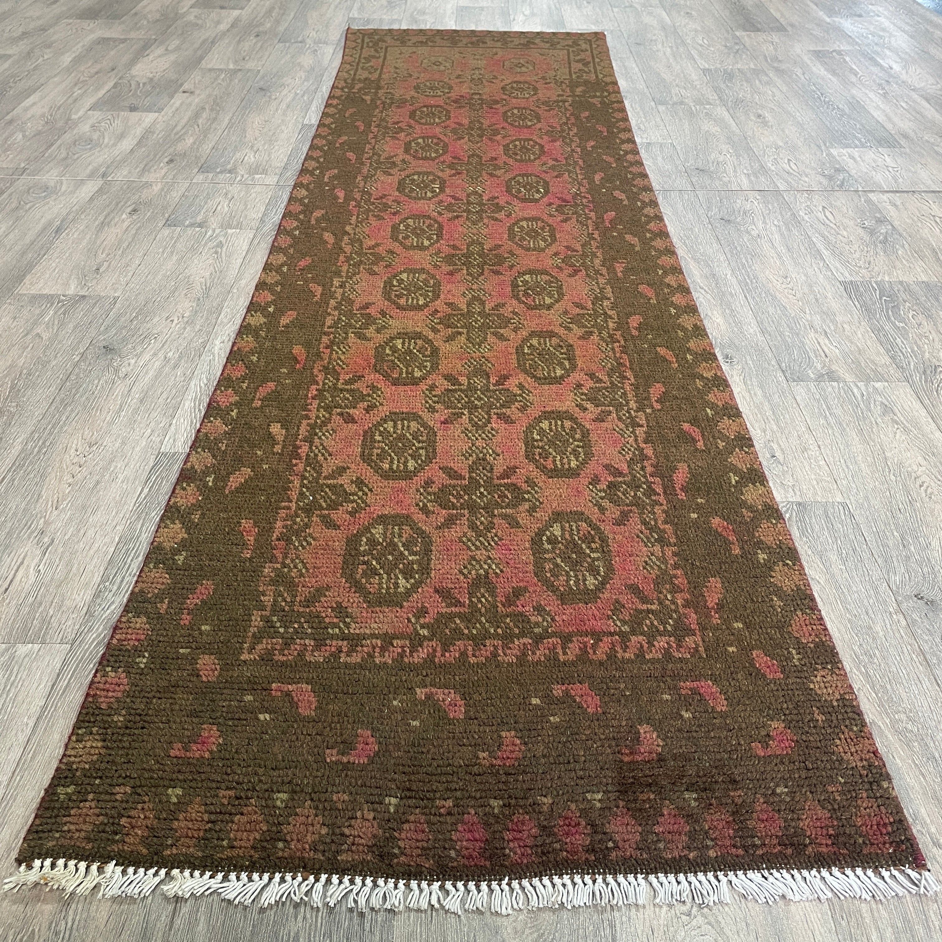 Old Afghan Aqcha Runner c. 1980