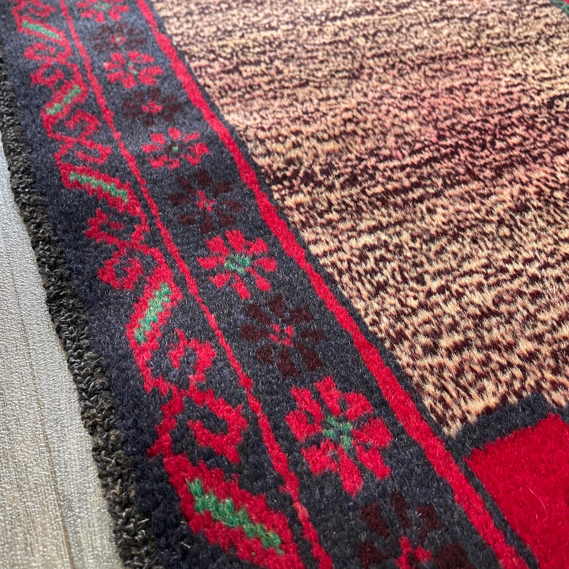 150 x 87 cm | Afghan Herati Baluch Rug (Old 1980)