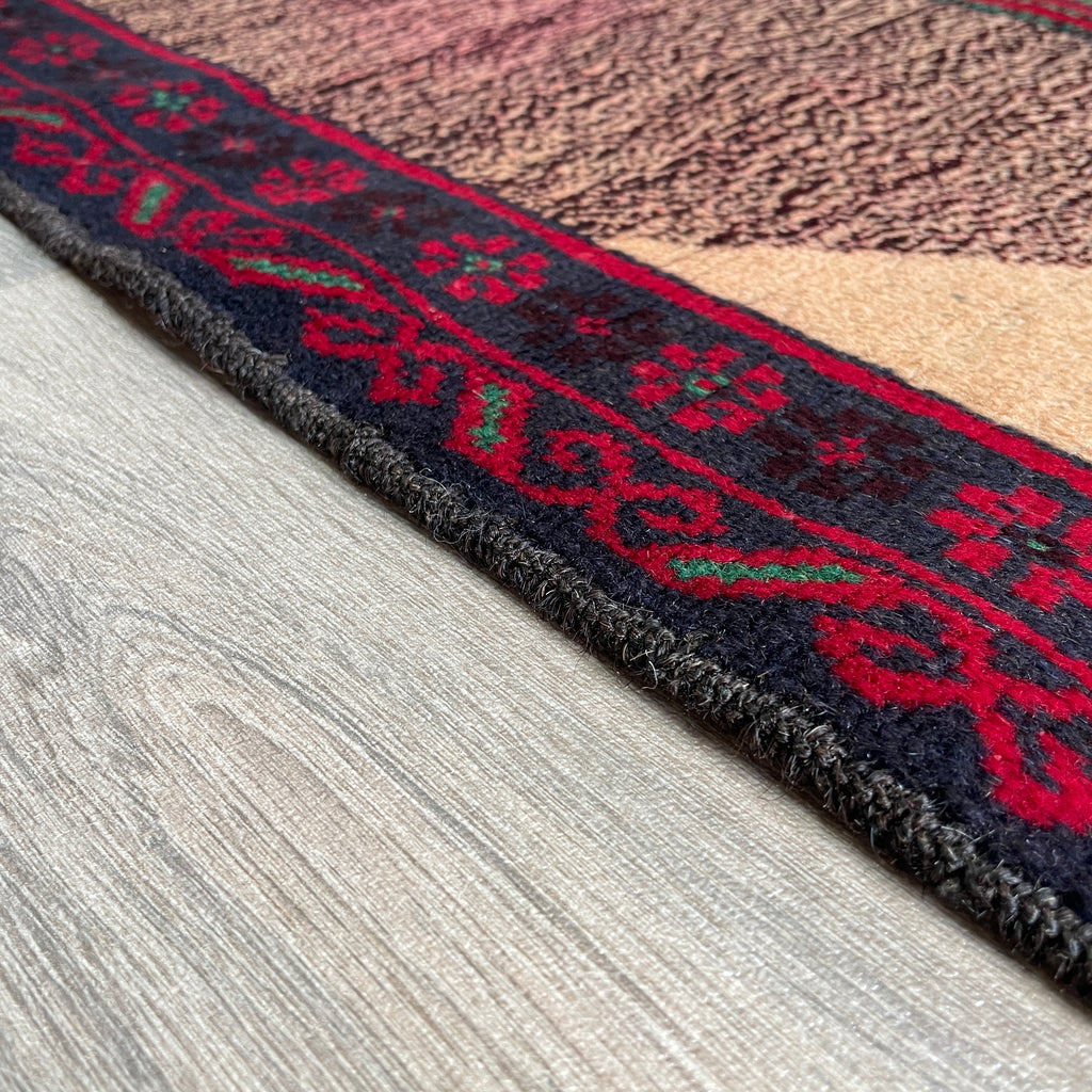 150 x 87 cm | Afghan Herati Baluch Rug (Old 1980)