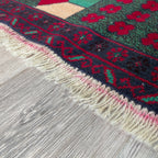 150 x 87 cm | Afghan Herati Baluch Rug (Old 1980) - Khorasan Rugs