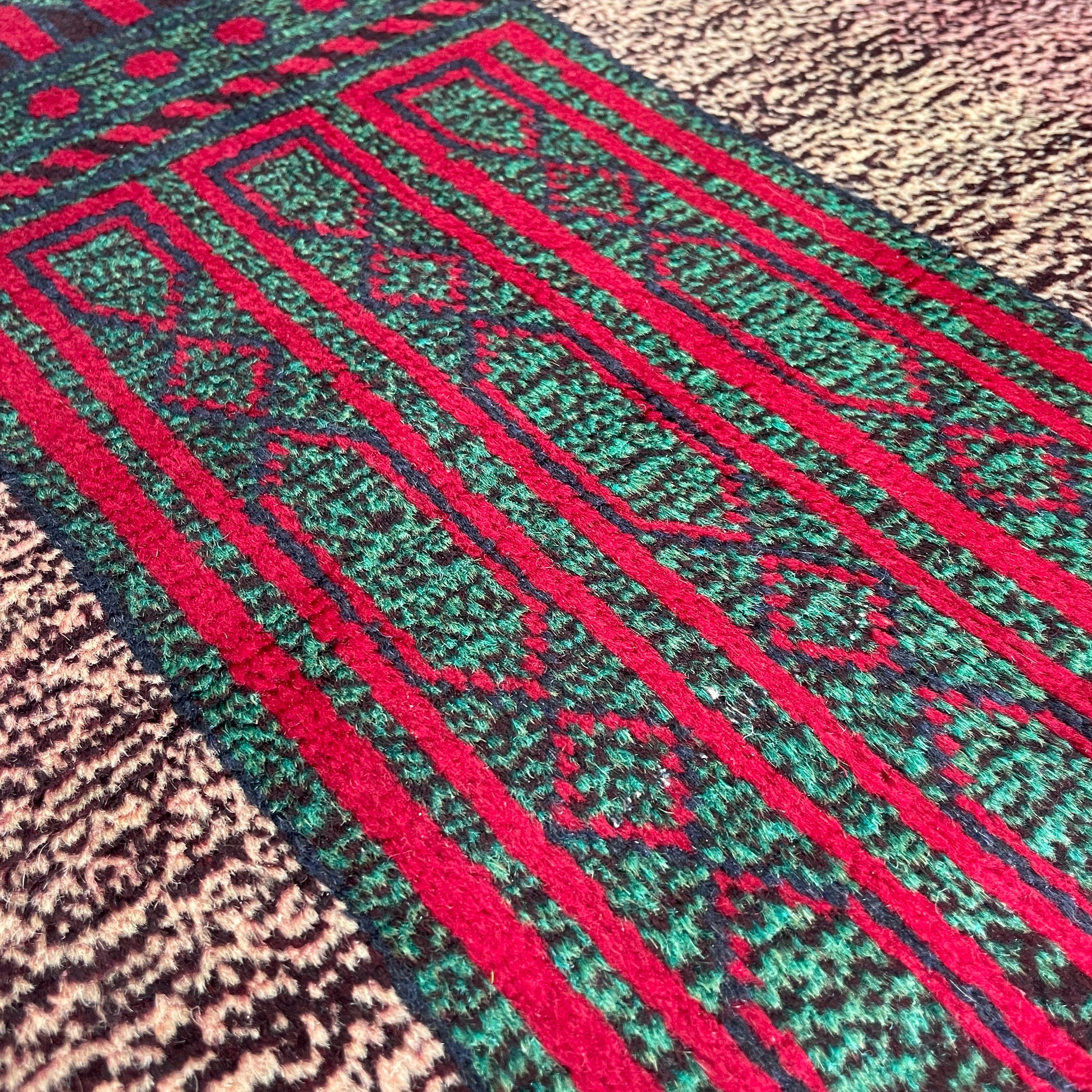 150 x 87 cm | Afghan Herati Baluch Rug (Old 1980)
