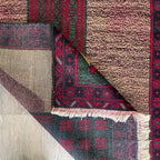 150 x 87 cm | Afghan Herati Baluch Rug (Old 1980) - Khorasan Rugs