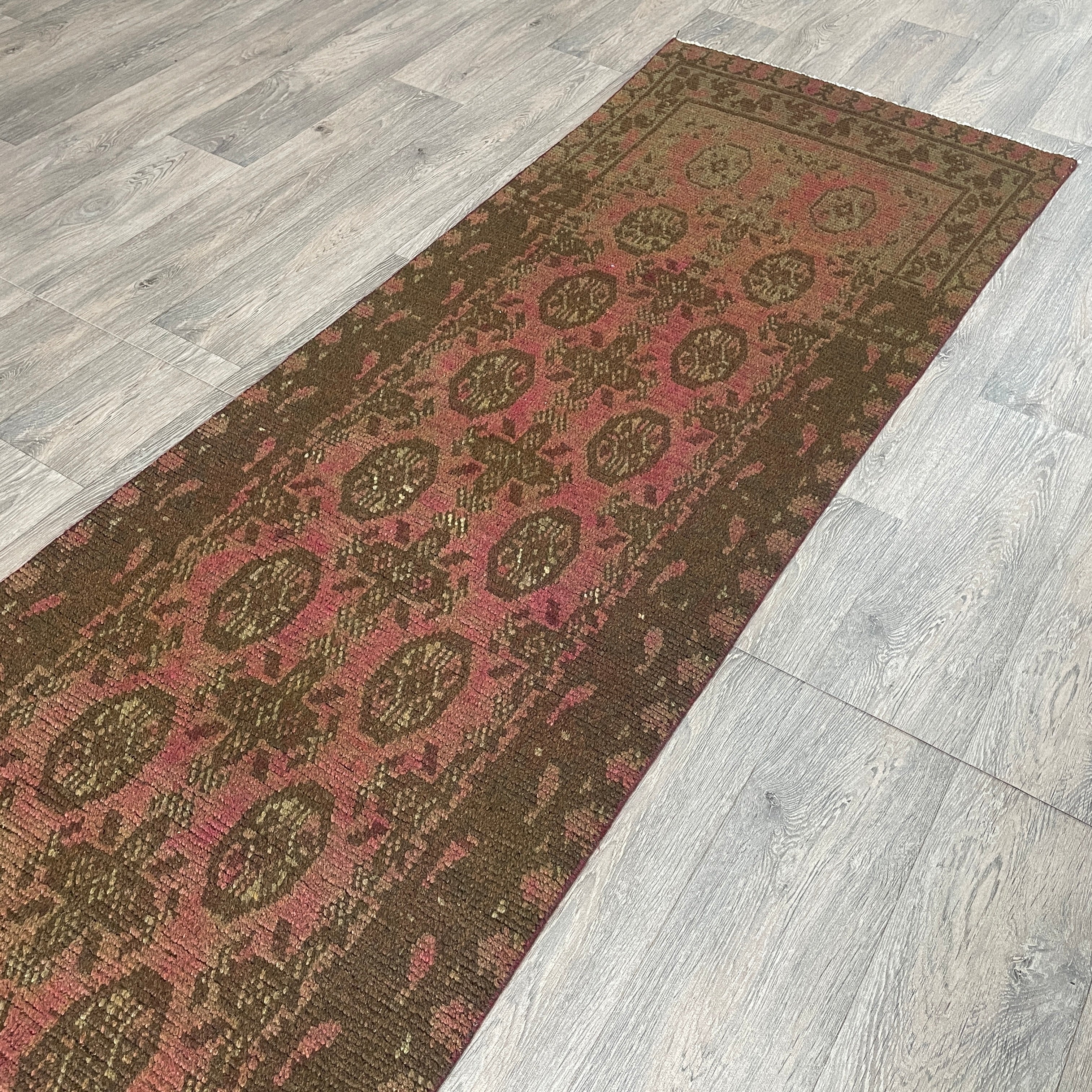 Old Afghan Aqcha Runner c. 1980