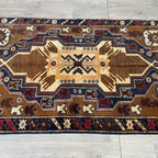 157 x 85 cm | Afghan Herati Baluch Rug (Old 1980) - Khorasan Rugs