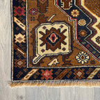 157 x 85 cm | Afghan Herati Baluch Rug (Old 1980) - Khorasan Rugs