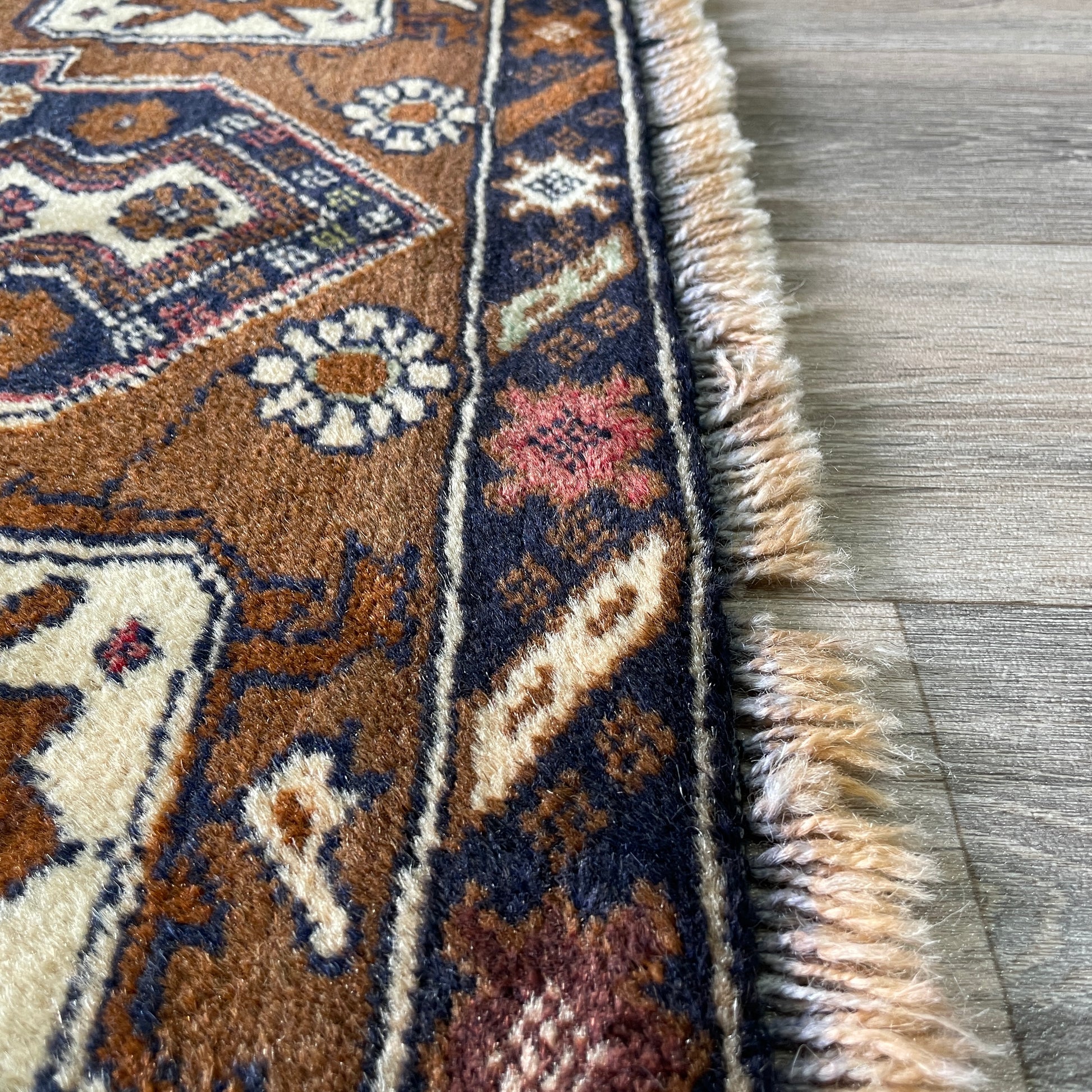 157 x 85 cm | Afghan Herati Baluch Rug (Old 1980)