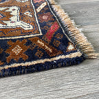 157 x 85 cm | Afghan Herati Baluch Rug (Old 1980) - Khorasan Rugs