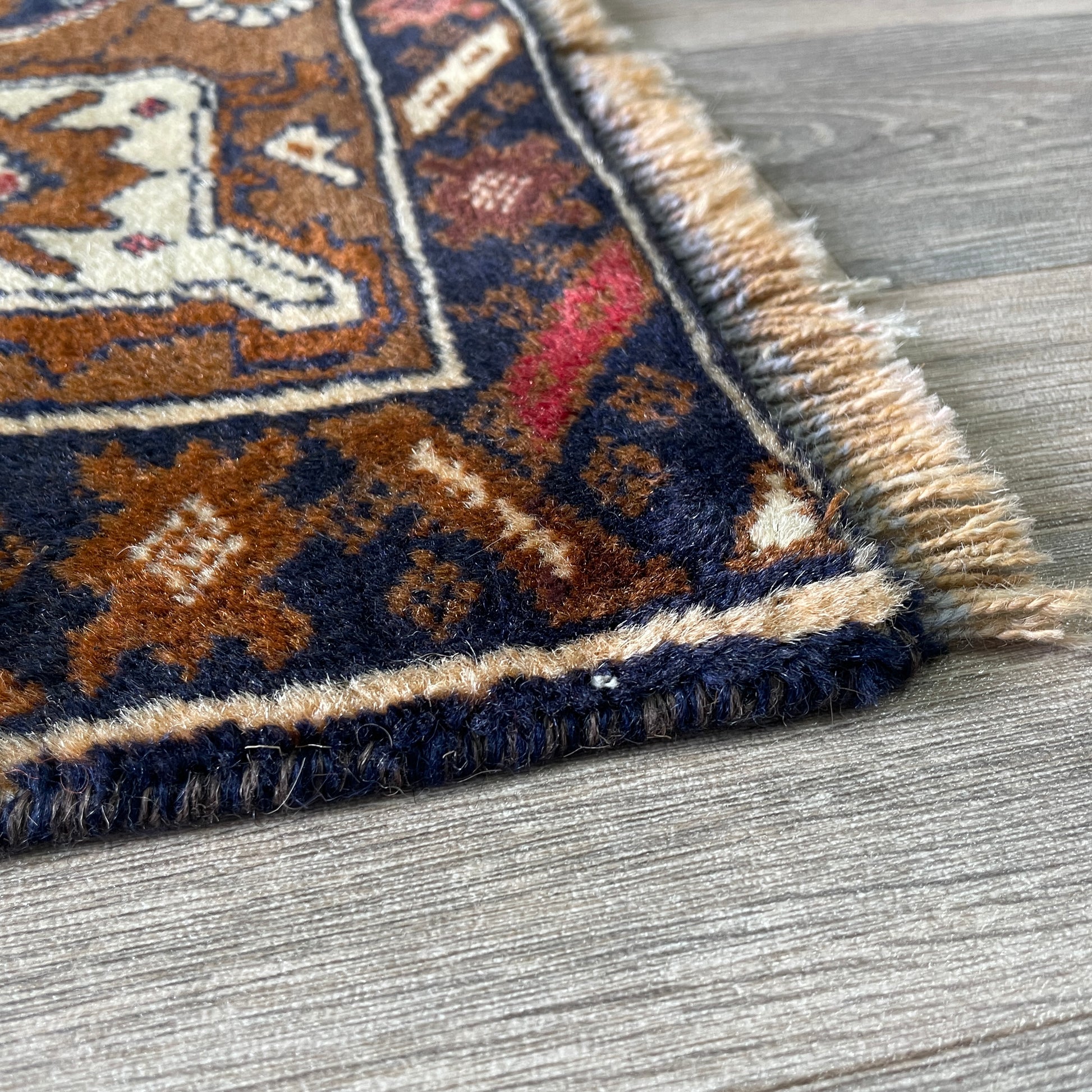 157 x 85 cm | Afghan Herati Baluch Rug (Old 1980)