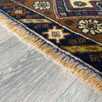 157 x 85 cm | Afghan Herati Baluch Rug (Old 1980) - Khorasan Rugs