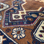 157 x 85 cm | Afghan Herati Baluch Rug (Old 1980) - Khorasan Rugs