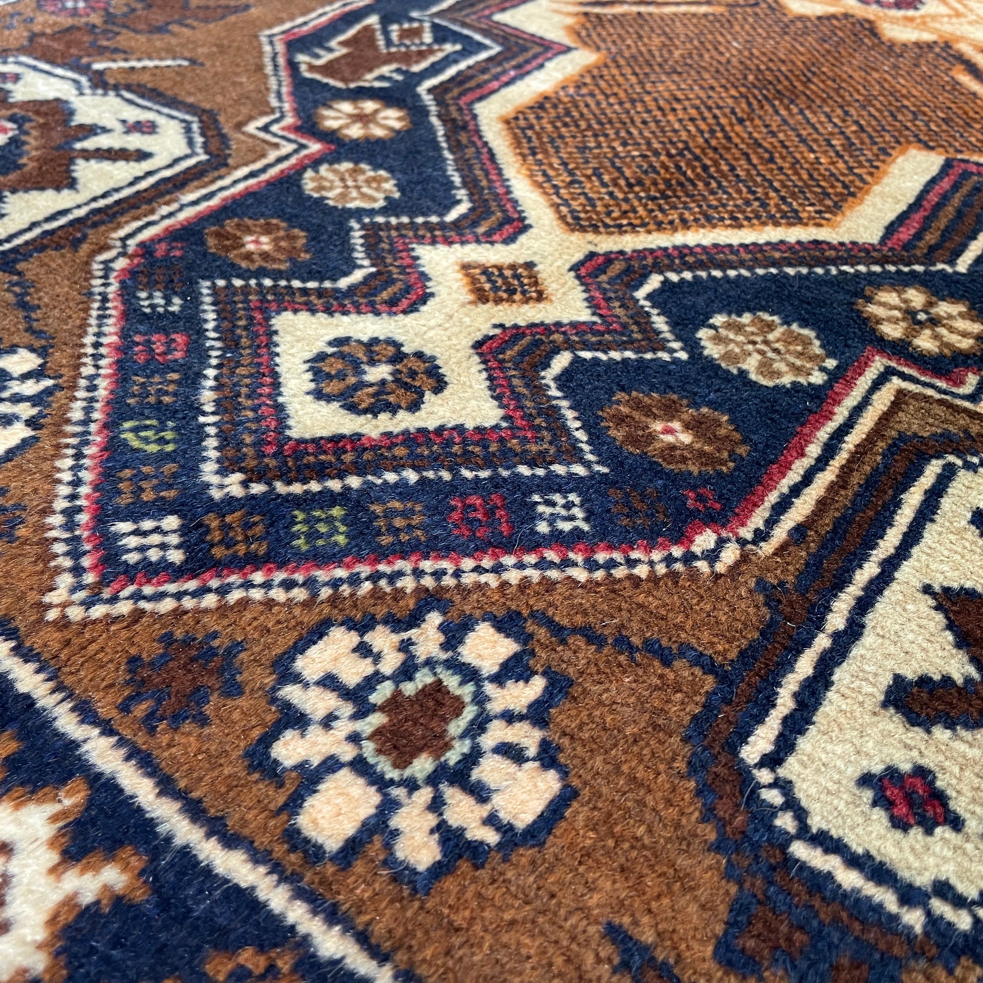 157 x 85 cm | Afghan Herati Baluch Rug (Old 1980)