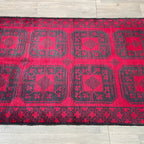 154 x 91 cm | Afghan Ersari Baluch Rug (Old 1980) - Khorasan Rugs