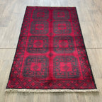 154 x 91 cm | Afghan Ersari Baluch Rug (Old 1980) - Khorasan Rugs
