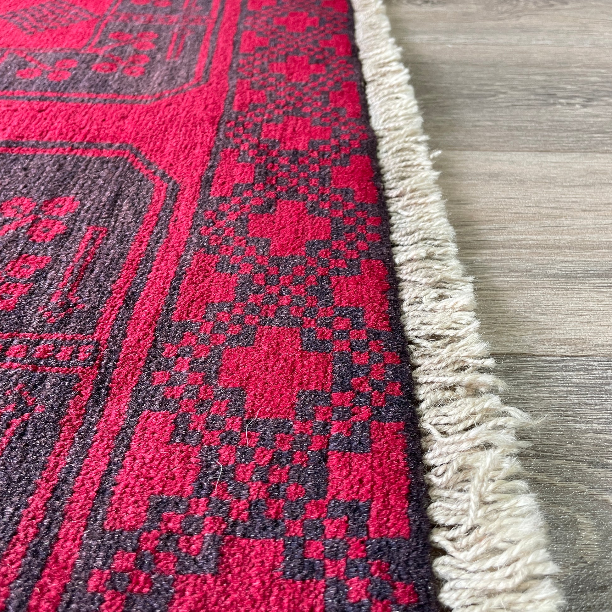 154 x 91 cm | Afghan Ersari Baluch Rug (Old 1980)