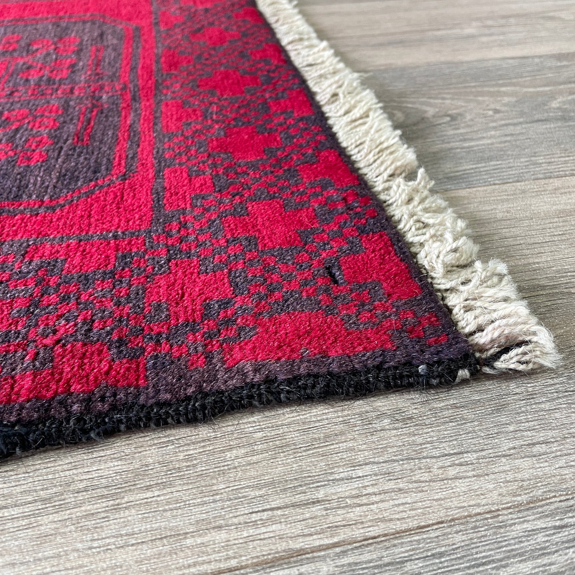 154 x 91 cm | Afghan Ersari Baluch Rug (Old 1980)